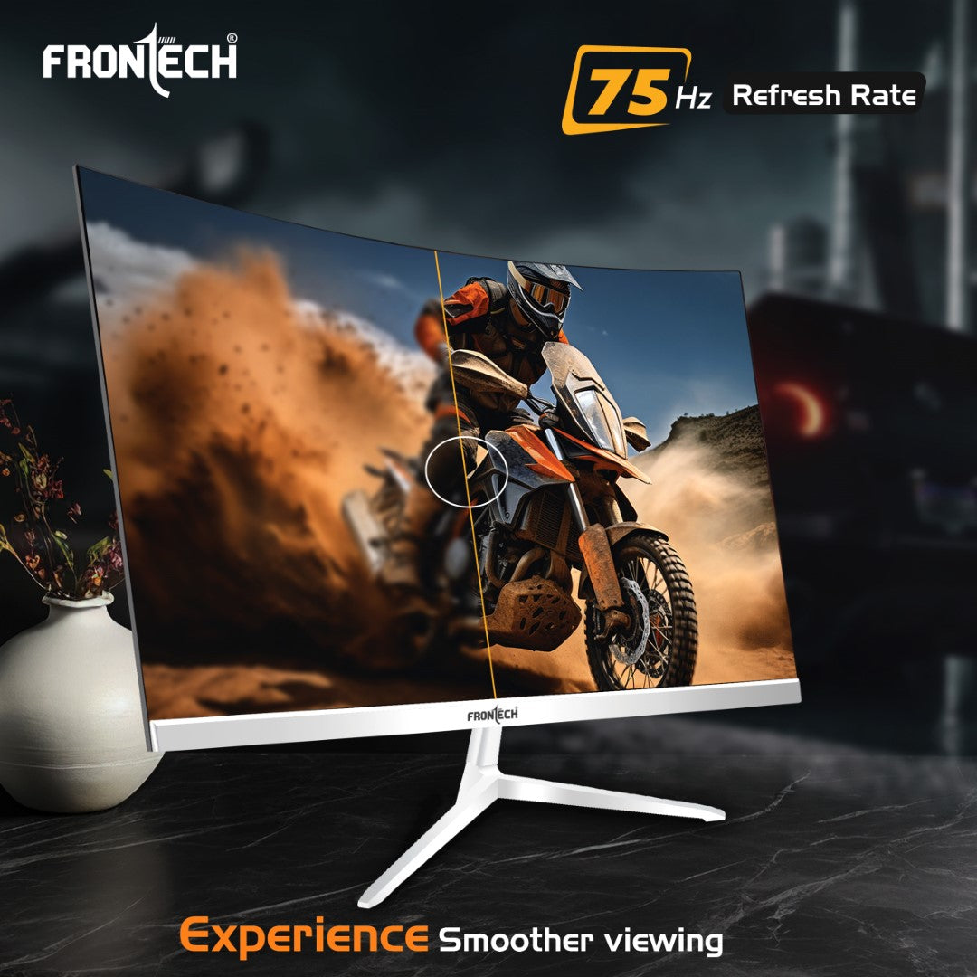 Frontech 32'' Ultima Series Curved LED Monitor | 75Hz, 1920x1080 | Ultra Slim, Bezel-Less Design (MON-0081) Frontech 32'' Ultima Series Curved LED Monitor | 75Hz, 1920x1080 | Ultra Slim, Bezel-Less Design (MON-0081)